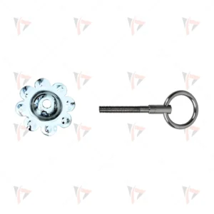 S.S 12mm Bottam Kada (4 Pcs. Set)
